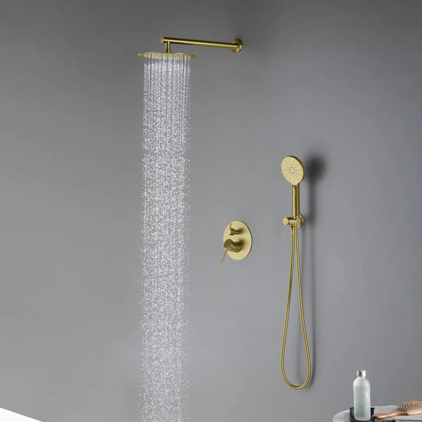 Casa Fixtures - Shower Faucets - Halo Pressure Balanced 2-Function Wall Mount Shower System with Rough-in Valve (CSF-4003)
