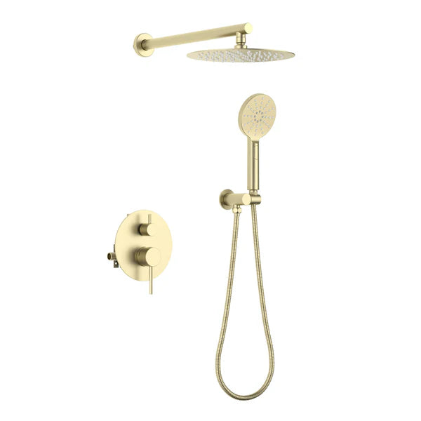 Casa Fixtures - Shower Faucets - Halo Pressure Balanced 2-Function Wall Mount Shower System with Rough-in Valve (CSF-4003)