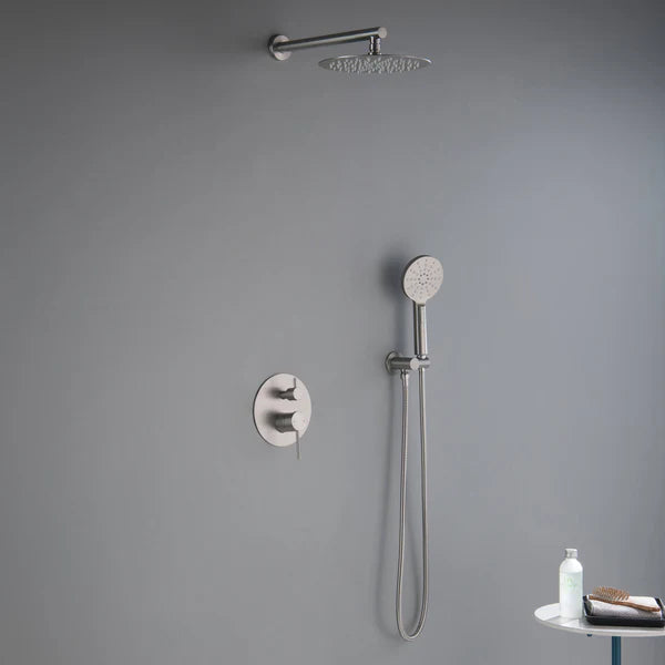 Casa Fixtures - Shower Faucets - Halo Pressure Balanced 2-Function Wall Mount Shower System with Rough-in Valve (CSF-4003)