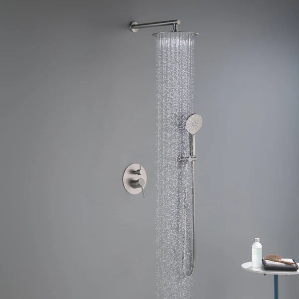 Casa Fixtures - Shower Faucets - Halo Pressure Balanced 2-Function Wall Mount Shower System with Rough-in Valve (CSF-4003)