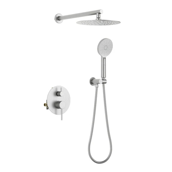 Casa Fixtures - Shower Faucets - Halo Pressure Balanced 2-Function Wall Mount Shower System with Rough-in Valve (CSF-4003)