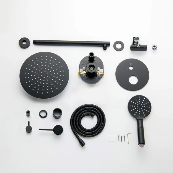 Casa Fixtures - Shower Faucets - Halo Pressure Balanced 2-Function Wall Mount Shower System with Rough-in Valve (CSF-4003)