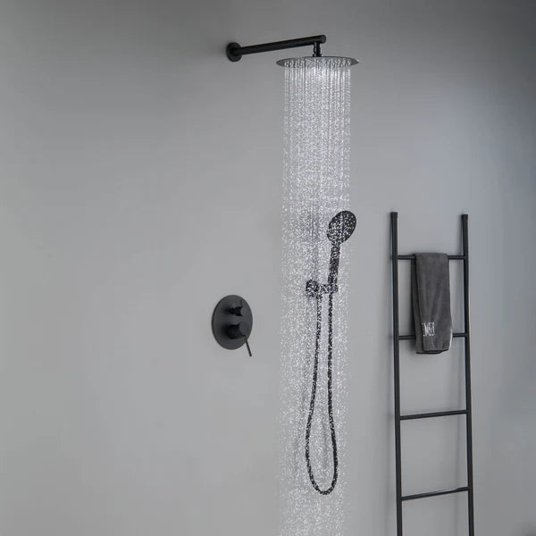 Casa Fixtures - Shower Faucets - Halo Pressure Balanced 2-Function Wall Mount Shower System with Rough-in Valve (CSF-4003)