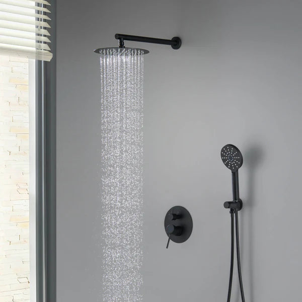 Casa Fixtures - Shower Faucets - Halo Pressure Balanced 2-Function Wall Mount Shower System with Rough-in Valve (CSF-4003)