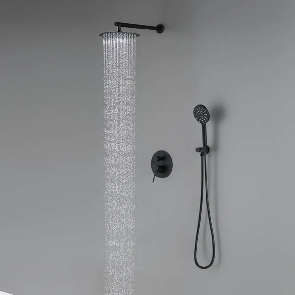 Casa Fixtures - Shower Faucets - Halo Pressure Balanced 2-Function Wall Mount Shower System with Rough-in Valve (CSF-4003)