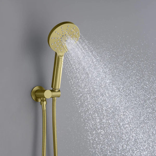 Casa Fixtures - Shower Faucets - Halo Pressure Balanced 3-Function Wall Mount Shower System with Rough-In Valve (CSF-4004)