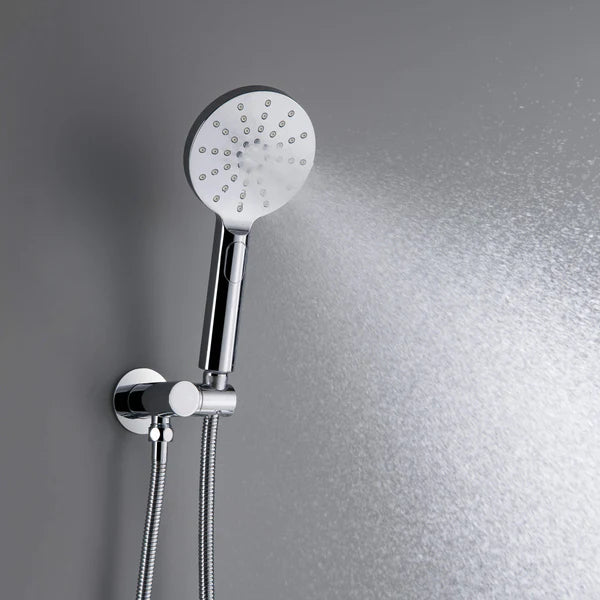 Casa Fixtures - Shower Faucets - Halo Pressure Balanced 3-Function Wall Mount Shower System with Rough-In Valve (CSF-4004)