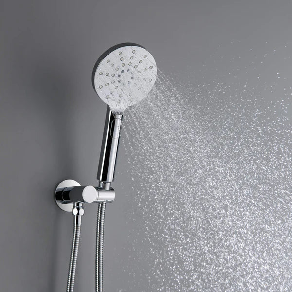 Casa Fixtures - Shower Faucets - Halo Pressure Balanced 3-Function Wall Mount Shower System with Rough-In Valve (CSF-4004)