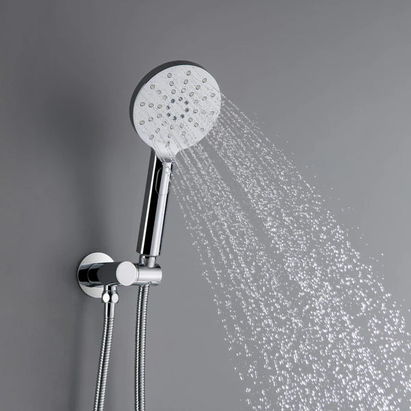 Casa Fixtures - Shower Faucets - Halo Pressure Balanced 3-Function Wall Mount Shower System with Rough-In Valve (CSF-4004)