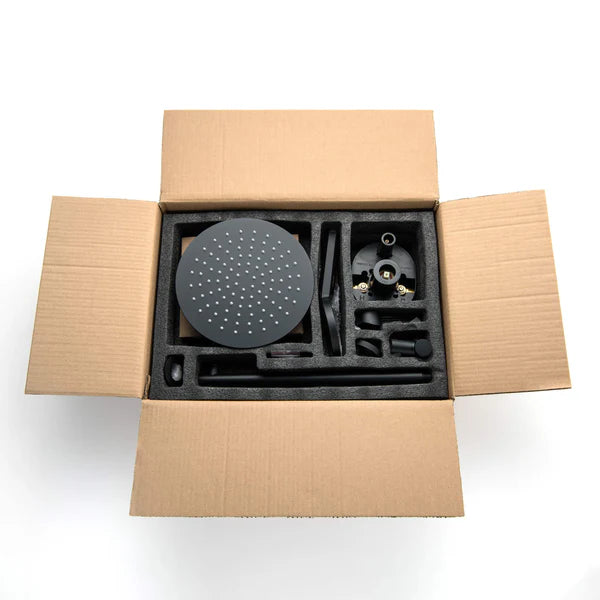 Casa Fixtures - Shower Faucets - Halo Pressure Balanced 3-Function Wall Mount Shower System with Rough-In Valve (CSF-4004)