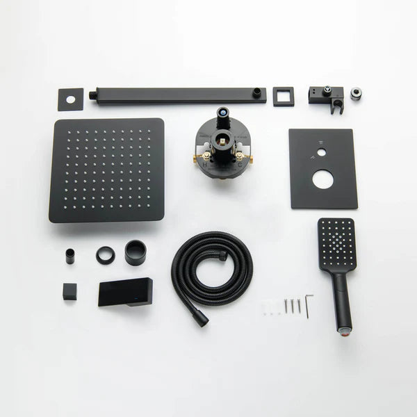 Casa Fixtures - Shower Faucets - Quadra Pressure Balanced 2-Function Wall Mount Shower System with Rough-In Valve (CSF-4005)