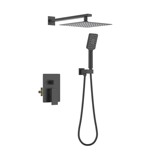 Casa Fixtures - Shower Faucets - Quadra Pressure Balanced 2-Function Wall Mount Shower System with Rough-In Valve (CSF-4005)