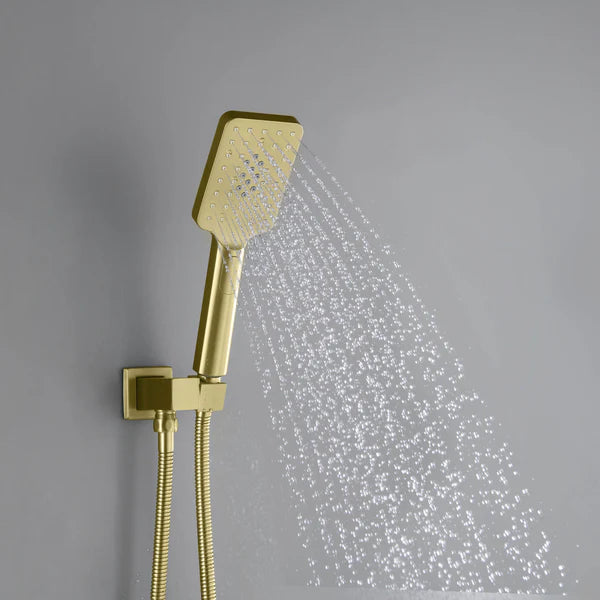 Casa Fixtures - Shower Faucets - Quadra Pressure Balanced 3-Function Wall Mount Shower System with Rough-In Valve (CSF-4006)