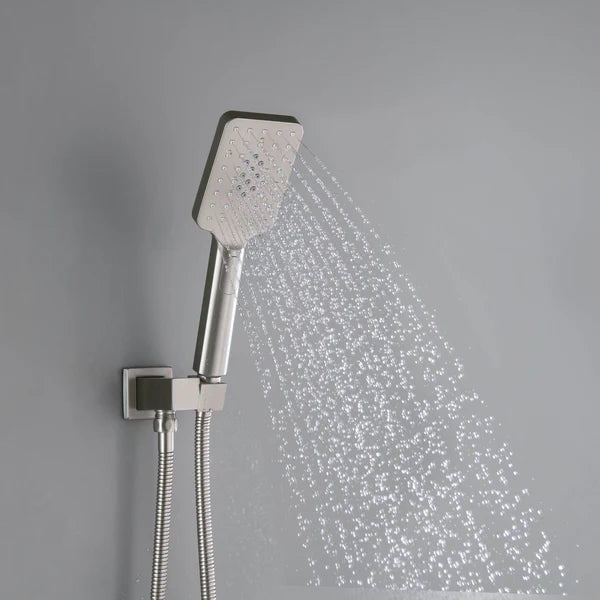 Casa Fixtures - Shower Faucets - Quadra Pressure Balanced 3-Function Wall Mount Shower System with Rough-In Valve (CSF-4006)