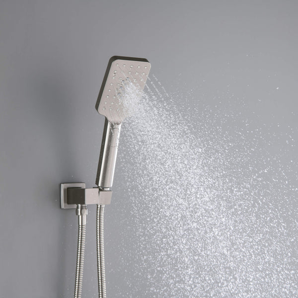 Casa Fixtures - Shower Faucets - Quadra Pressure Balanced 3-Function Wall Mount Shower System with Rough-In Valve (CSF-4006)