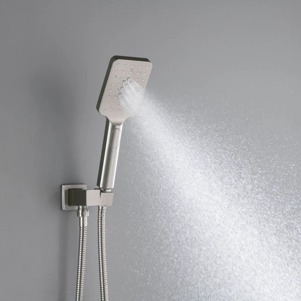 Casa Fixtures - Shower Faucets - Quadra Pressure Balanced 3-Function Wall Mount Shower System with Rough-In Valve (CSF-4006)