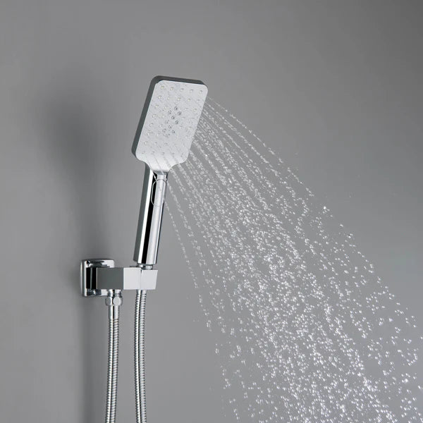 Casa Fixtures - Shower Faucets - Quadra Pressure Balanced 3-Function Wall Mount Shower System with Rough-In Valve (CSF-4006)