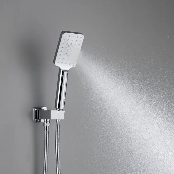 Casa Fixtures - Shower Faucets - Quadra Pressure Balanced 3-Function Wall Mount Shower System with Rough-In Valve (CSF-4006)