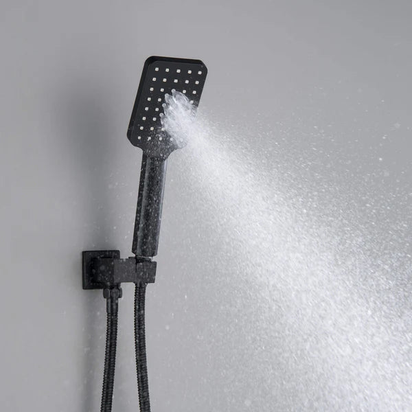 Casa Fixtures - Shower Faucets - Quadra Pressure Balanced 3-Function Wall Mount Shower System with Rough-In Valve (CSF-4006)