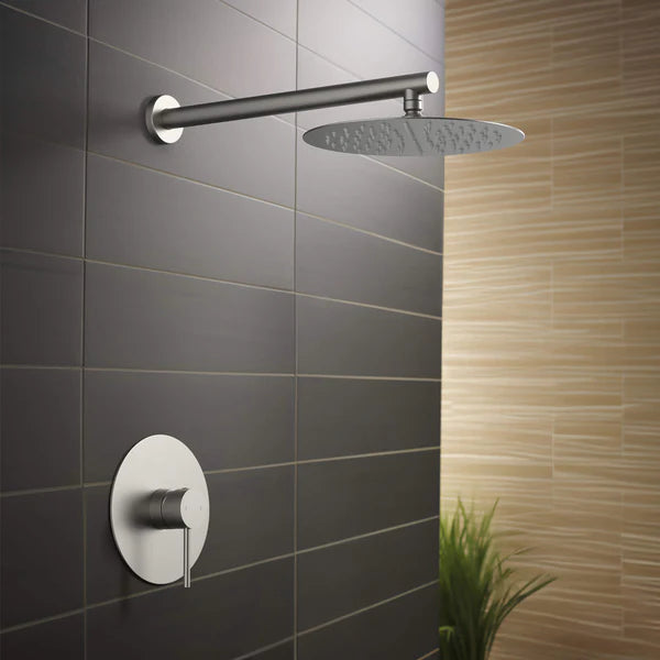 Casa Fixtures - Shower Faucets - Halo Pressure Balanced Single Function Wall Mount Shower System with Rough-In Valve (CSF-4007)