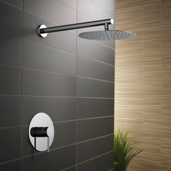 Casa Fixtures - Shower Faucets - Halo Pressure Balanced Single Function Wall Mount Shower System with Rough-In Valve (CSF-4007)