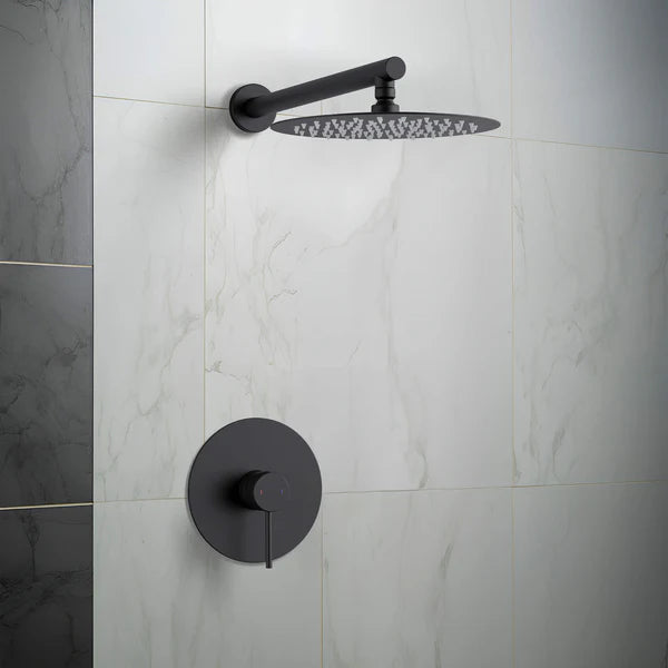 Casa Fixtures - Shower Faucets - Halo Pressure Balanced Single Function Wall Mount Shower System with Rough-In Valve (CSF-4007)