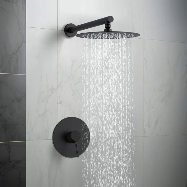 Casa Fixtures - Shower Faucets - Halo Pressure Balanced Single Function Wall Mount Shower System with Rough-In Valve (CSF-4007)