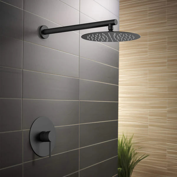Casa Fixtures - Shower Faucets - Halo Pressure Balanced Single Function Wall Mount Shower System with Rough-In Valve (CSF-4007)