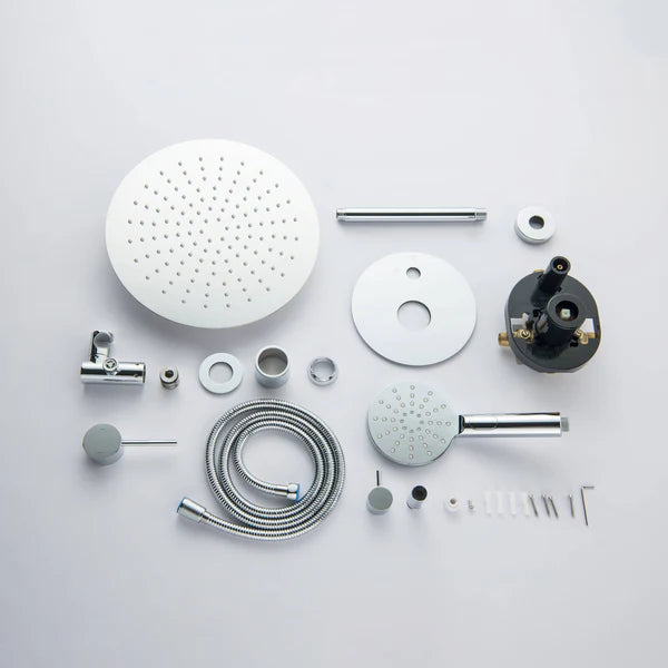 Casa Fixtures - Shower Faucets - Halo Pressure Balanced 2-Function Ceiling Mount Shower System with Rough-in Valve (CSF-4008)