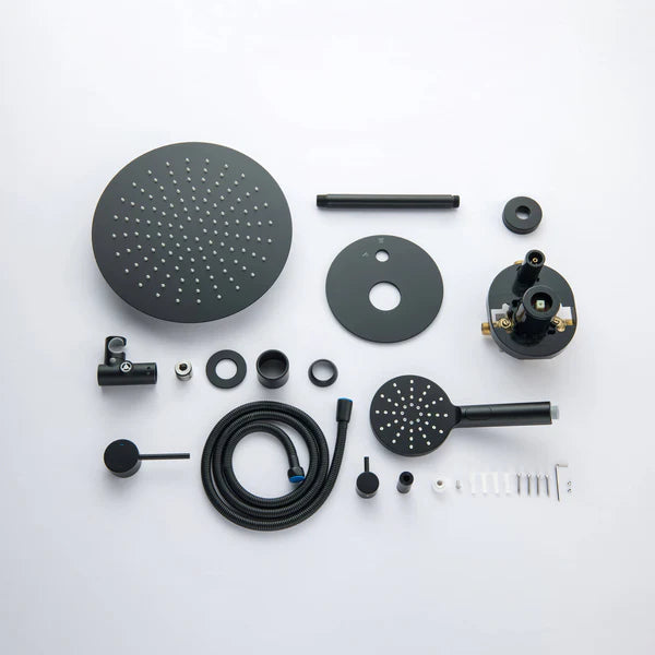 Casa Fixtures - Shower Faucets - Halo Pressure Balanced 2-Function Ceiling Mount Shower System with Rough-in Valve (CSF-4008)