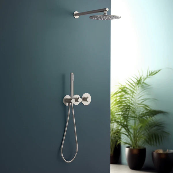 Casa Fixtures - Shower Faucets - Halo 2-Function Thermostatic Wall Mount Shower System with Rough-in Valve (CSF-4010)