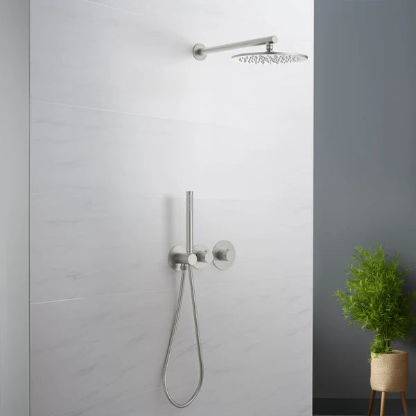 Casa Fixtures - Shower Faucets - Halo 2-Function Thermostatic Wall Mount Shower System with Rough-in Valve (CSF-4010)