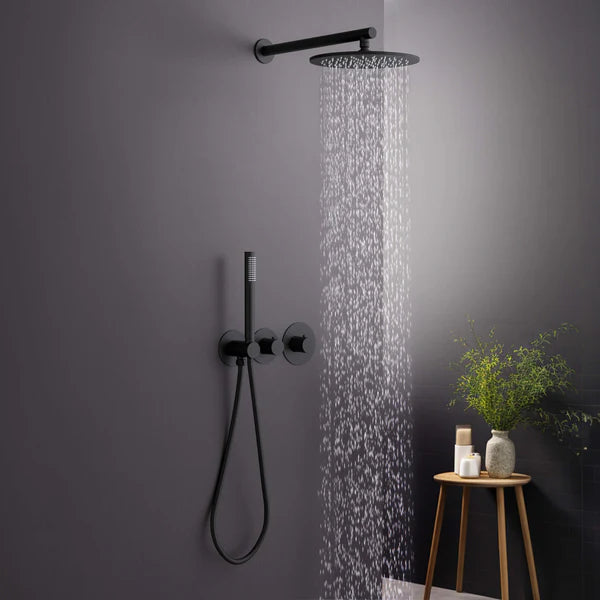 Casa Fixtures - Shower Faucets - Halo 2-Function Thermostatic Wall Mount Shower System with Rough-in Valve (CSF-4010)