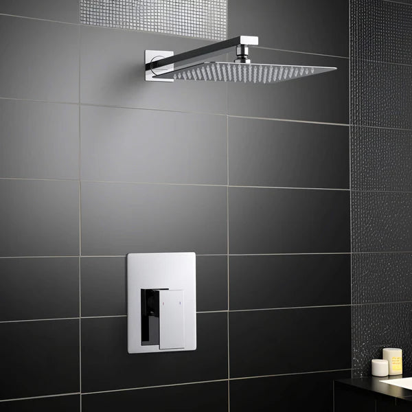 Casa Fixtures - Shower Faucets - Quadra Pressure Balanced Single Function Wall Mount Shower System with Rough-In Valve (CSF-4011)