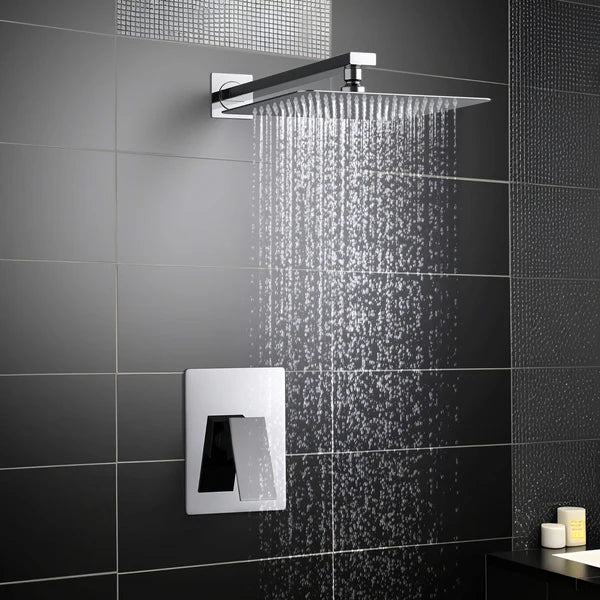 Casa Fixtures - Shower Faucets - Quadra Pressure Balanced Single Function Wall Mount Shower System with Rough-In Valve (CSF-4011)