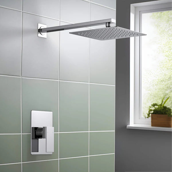 Casa Fixtures - Shower Faucets - Quadra Pressure Balanced Single Function Wall Mount Shower System with Rough-In Valve (CSF-4011)