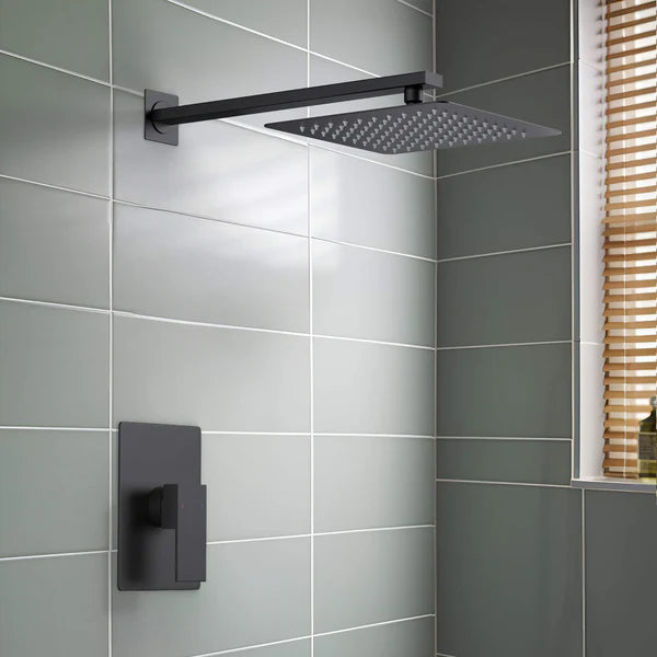 Casa Fixtures - Shower Faucets - Quadra Pressure Balanced Single Function Wall Mount Shower System with Rough-In Valve (CSF-4011)