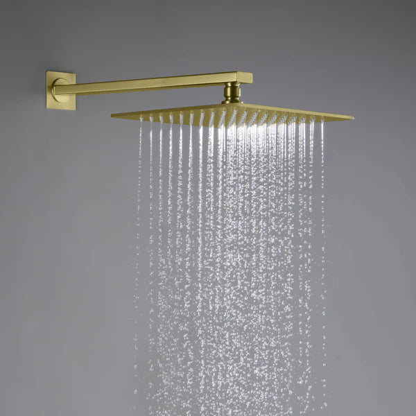 Casa Fixtures - Shower Faucets - Quadra 2-Function Thermostatic Wall Mount Shower System With Rough-in Valve (CSF-4014)
