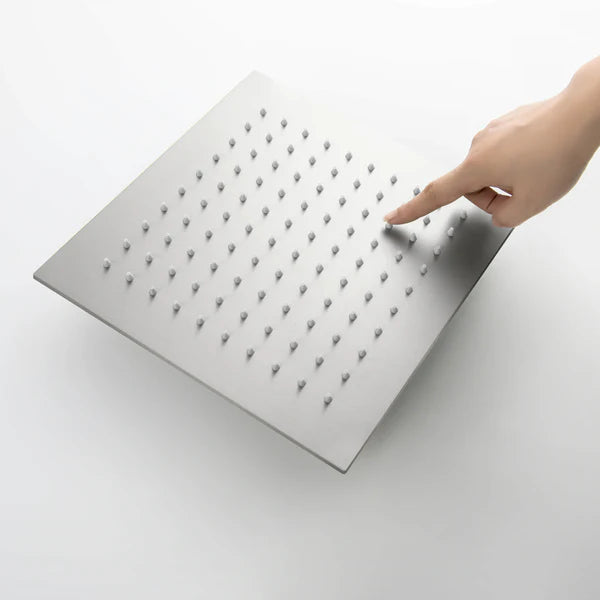 Casa Fixtures - Shower Faucets - Quadra 2-Function Thermostatic Wall Mount Shower System With Rough-in Valve (CSF-4014)