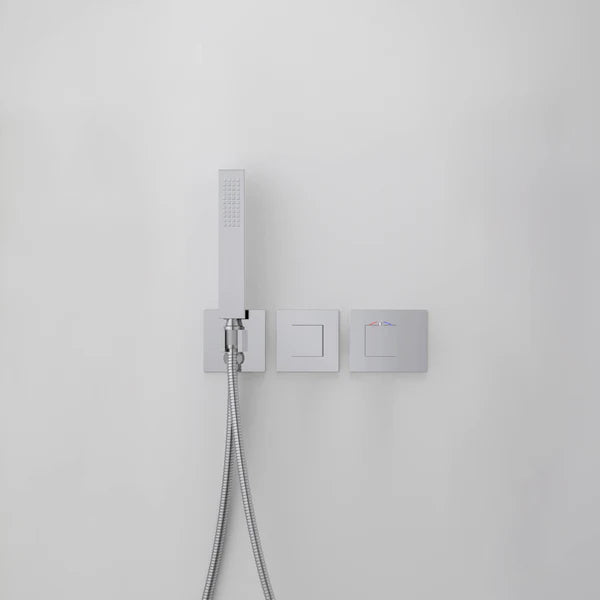 Casa Fixtures - Shower Faucets - Quadra 2-Function Thermostatic Wall Mount Shower System With Rough-in Valve (CSF-4014)