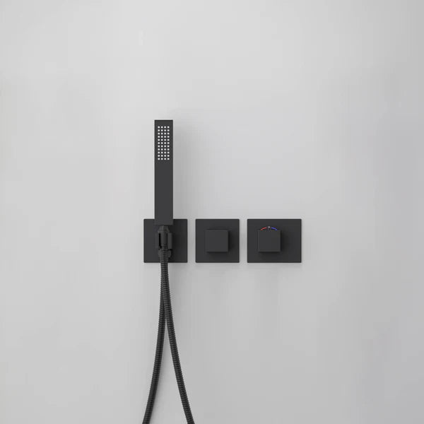 Casa Fixtures - Shower Faucets - Quadra 2-Function Thermostatic Wall Mount Shower System With Rough-in Valve (CSF-4014)