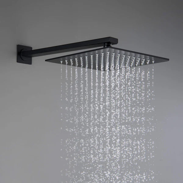 Casa Fixtures - Shower Faucets - Quadra 2-Function Thermostatic Wall Mount Shower System With Rough-in Valve (CSF-4014)