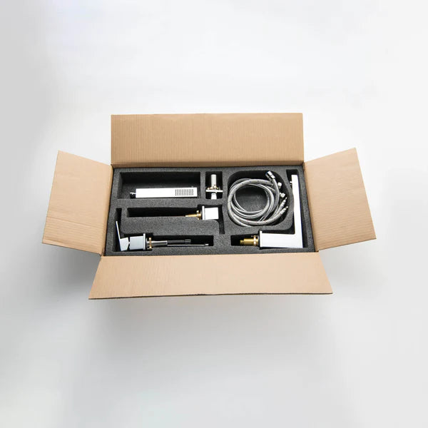 Casa Fixtures - Tub Faucets - Quadra Deck Mounted Roman Bathtub Faucet with Hand Shower (CTF-3102)