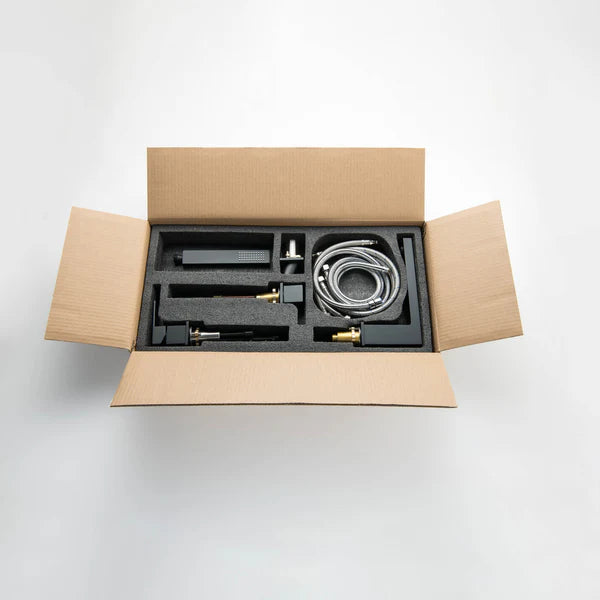 Casa Fixtures - Tub Faucets - Quadra Deck Mounted Roman Bathtub Faucet with Hand Shower (CTF-3102)