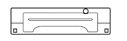 Cal-Royal GJLPG2 Latch Guard Protector - 3" x 11 1/2" Brushed Stainless
