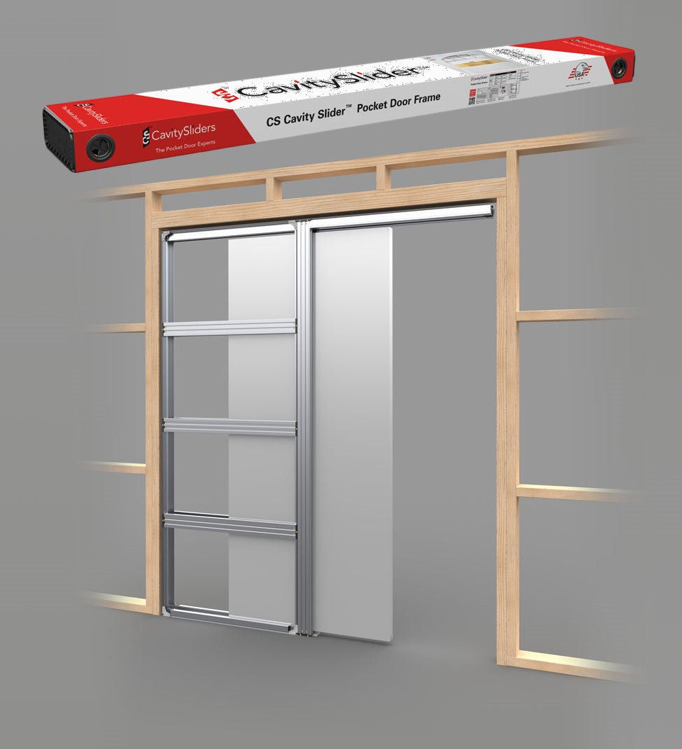 Cavity Sliders - Pocket Door Frame 4" Framing Standard, 2x4 Stud (Frame ONLY)