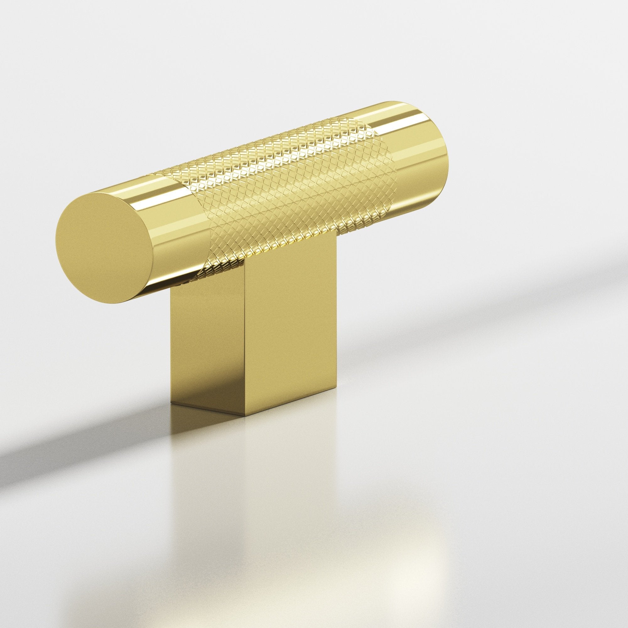 Colonial Bronze 571 T-Cabinet Knob with Diamond Knurl Accent