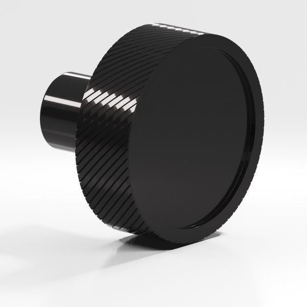 Colonial Bronze 591 Cabinet Knob with Single Knurl Accent