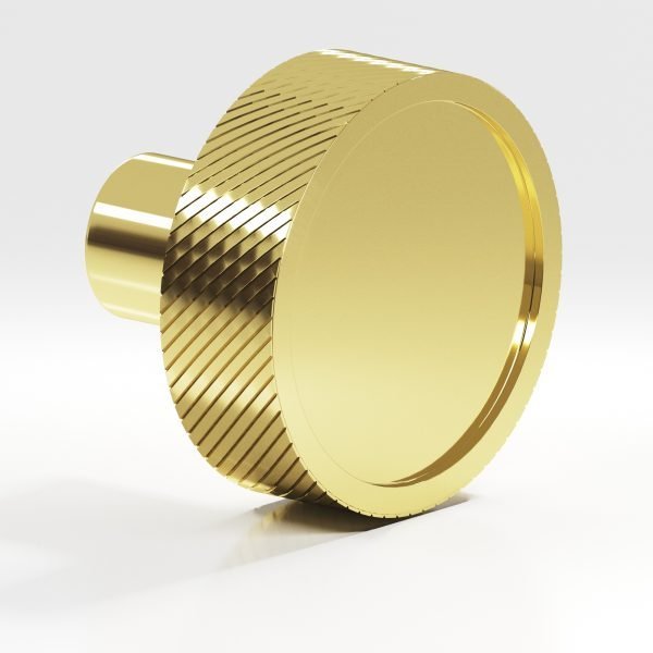Colonial Bronze 591 Cabinet Knob with Single Knurl Accent