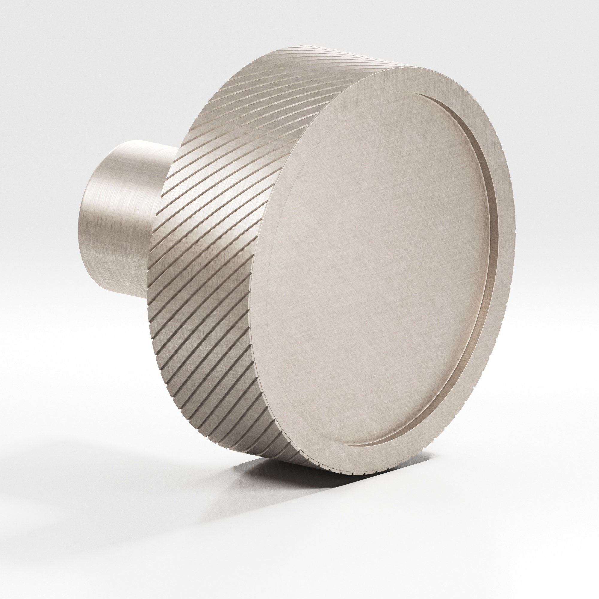 Colonial Bronze 591 Cabinet Knob with Single Knurl Accent